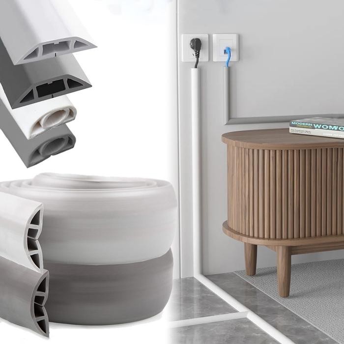 

TERLARIS! 1 Meter Cable Organizer Management Sleeve Pelindung Kabel Pelindung Kabel Listrik