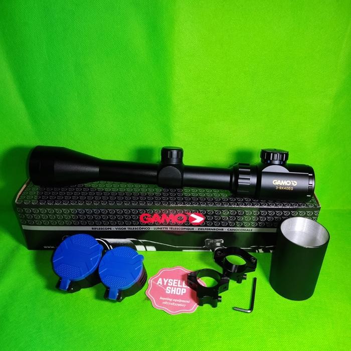 Underarmourshoop - Teleskop Gamo 3-9X40Eg Tutup Flip Sunhide Mildot