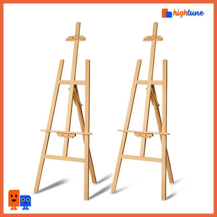 

Hightune Easel Kayu Solid Dengan Rak Penyimpanan Peralatan Rak Desk - Logam