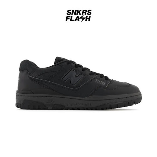 NEW BALANCE 550 V1 Black Grey Sepatu Sneakers Pria - BB550BBB - Size 44.5