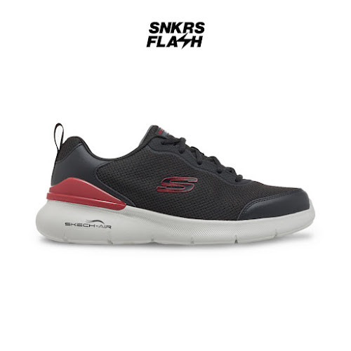 SKECHERS Sport Skech Air Dynamight 2 Black Red Sepatu Training Pria