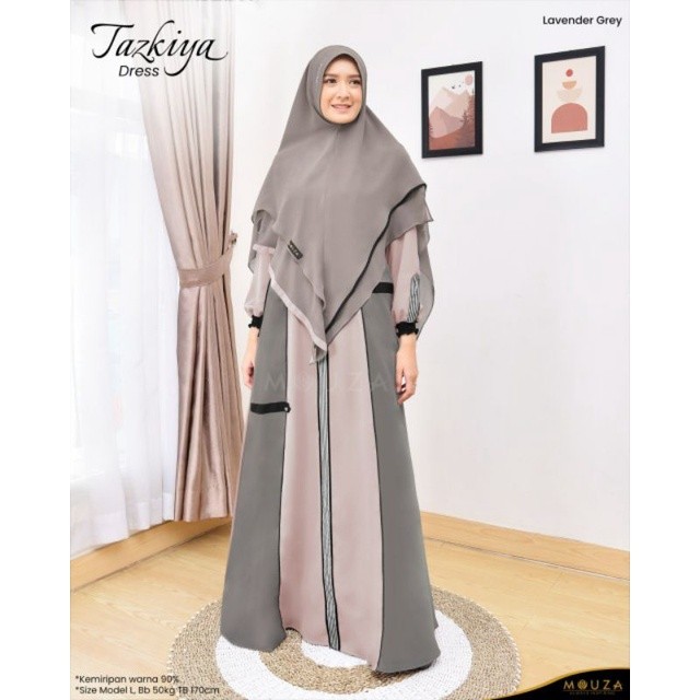 GAMIS DEWASA MOUZA TAZKIYA DRESS