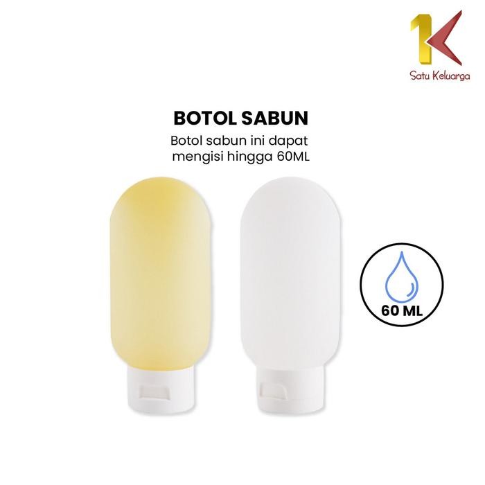 SK C852 Botol Travel Portable Tempat Sabun Cair Lotion Travelling *