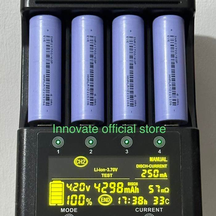 Baterai Cell EVE 21700 40P 4000Mah Highdrain Discharge 50A
