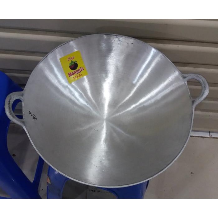 PREMIUM WAJAN ALUMINIUM SUPER TEBAL CAP MANGGIS NO.16 WAJAN ANTI LENGKET
