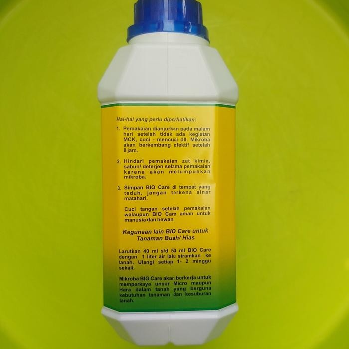 met Pembersih WC/ Toilet, Organik, Bio Care 1 L, anti mampet/ bau,