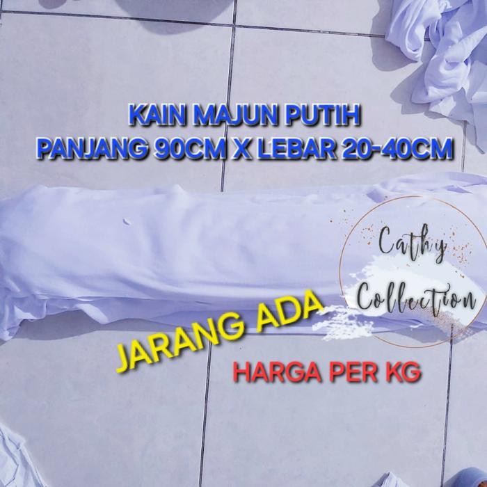 New Kain Lap Majun Putih Katun Kaos (kg)