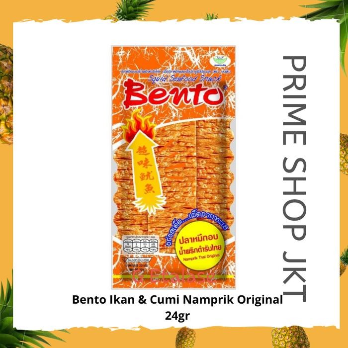 

New Juhi Bento Thailand Snack Namprik Original Halal 24g Cemilan Ikan Cumi