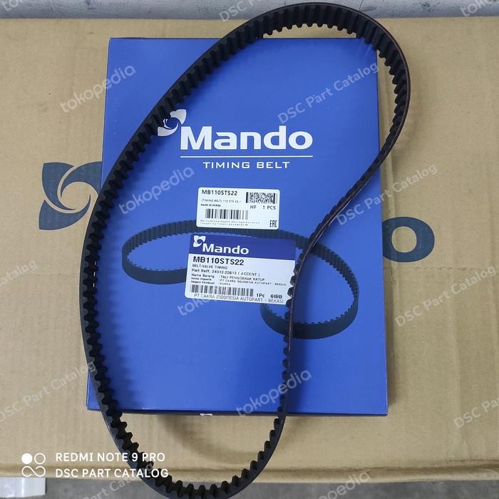 Timing Belt Hyundai Accent Verna Avega Getz Timing Belt Kotak