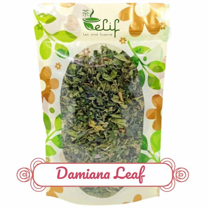 

PREMIUM ELIF TEA Damiana : Daun Kering Damiana Tanpa Tangkai