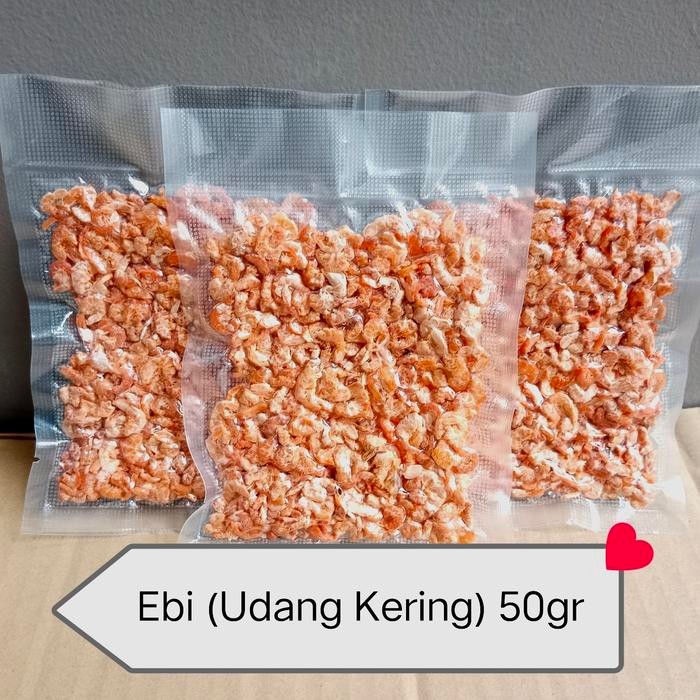 

PREMIUM Ebi/Udang Kering Qualitas Super 50gr/bks