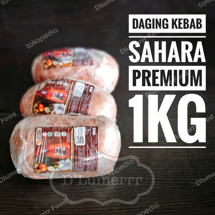PREMIUM Daging Kebab Sahara Premium 1kg Tanpa Tiang Frozen Food Sapi