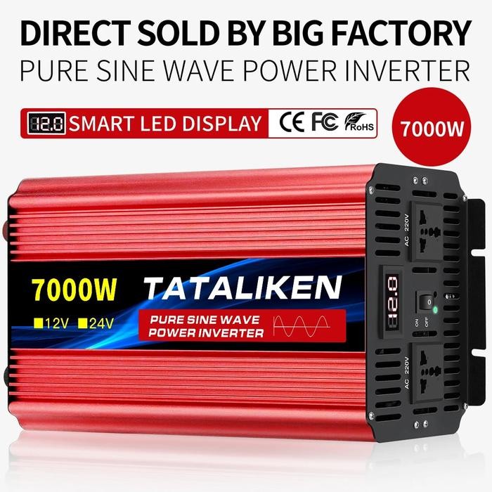 DC 12V to AC 220V Pure Sine Wave Inverter