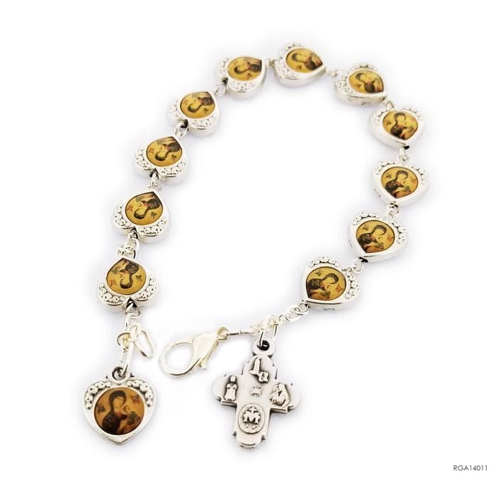 Rosario Gelang Metal Maria Bunda Penolong Abadi Rohani
