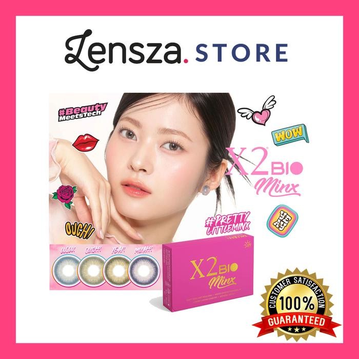 Softlens X2 Bio Minx / Soflen Warna Minx Premium Quality By Exoticon