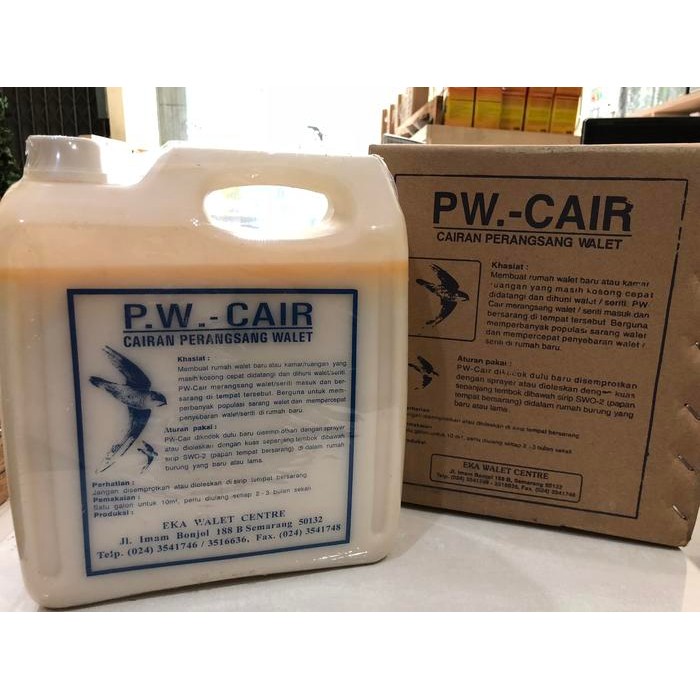 Jual [READY] Cairan Pemikat Walet (PW Cair) 5L