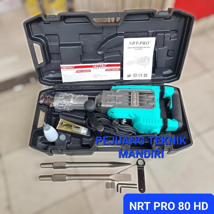 Mesin Bobok Beton Nrt Pro Ph80 Hd / Jack Hammer Nrt Pro Ph 80 Hd