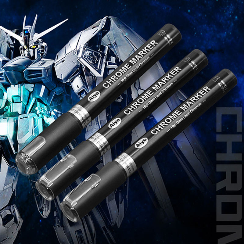 Mirror Pen Reflective Paint Metal Chrome-plated Silver Marker DIY