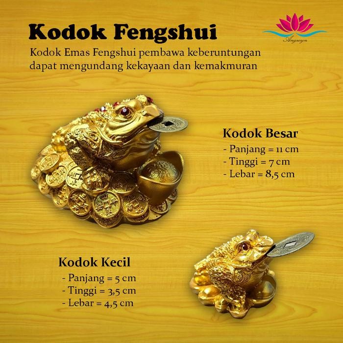 Kodok Fengshui Kodok Emas Kaki Tiga