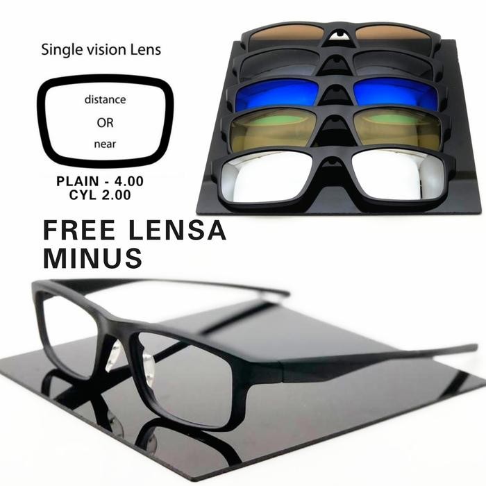 kacamata Clip On 2256 Frame Kacamata klip On Kacamata Polarized