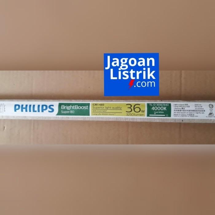 [Expert] Lampu TLD 36W/840 Warm White Philips TL 36 Watt 36 W 4000K