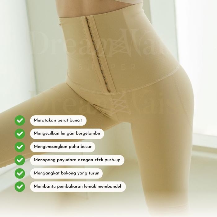 Dreamwaist - Crystal Legging Shaper - Korset Pelangsing Dan Kesehatan Kaki - Pembakar Lemak