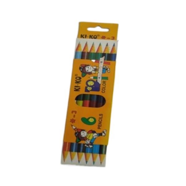 

SET Pensil Warna / Colored Pencils Double Color 6 Pensil 12 Warna Kiko