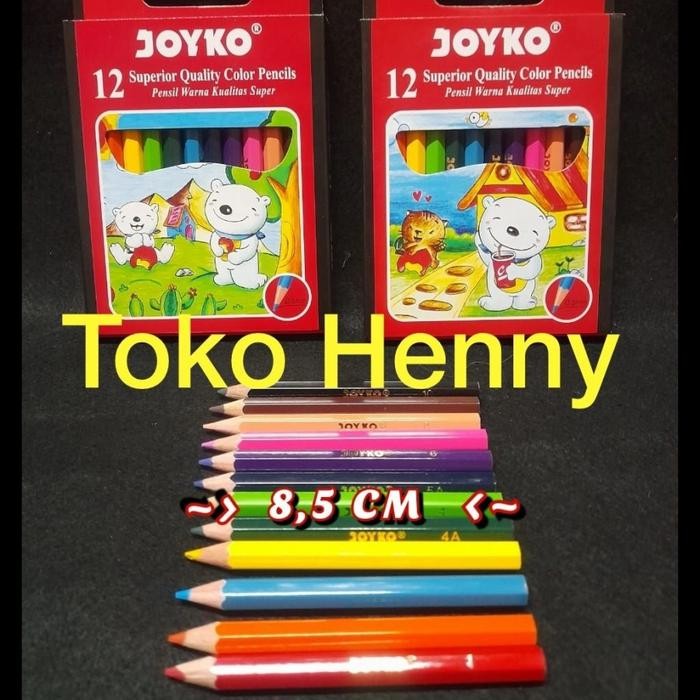 

Pensil Warna Classic 12 Warna Pendek Alat Tulis ationery