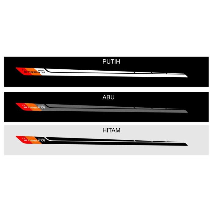STICKER HONDA STREAM AKSESORIS HONDA STREAM