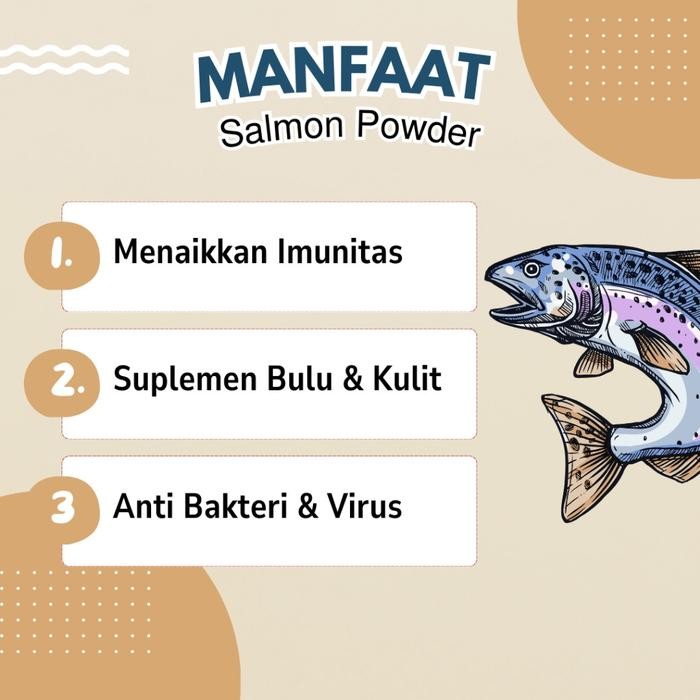 PAWSITIVE VIBES BUNDLING GROOMING MINYAK SALMON MURNI 100% UNTUK ANJING KUCING + SALMON POWDER BUBUK