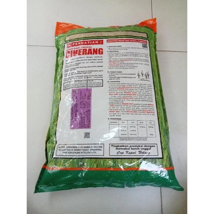 Gardening_Love Benih Padi Unggul Ciherang 5 Kg - Cap Kapal Terbang