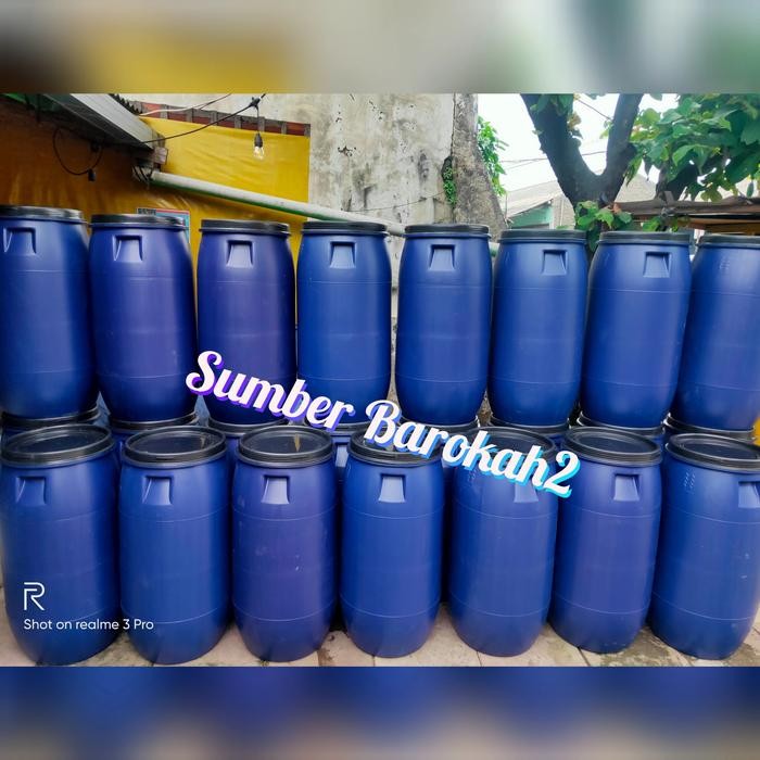 Tong Sampah,Tong Biru 80L,Gentong Air/Drum