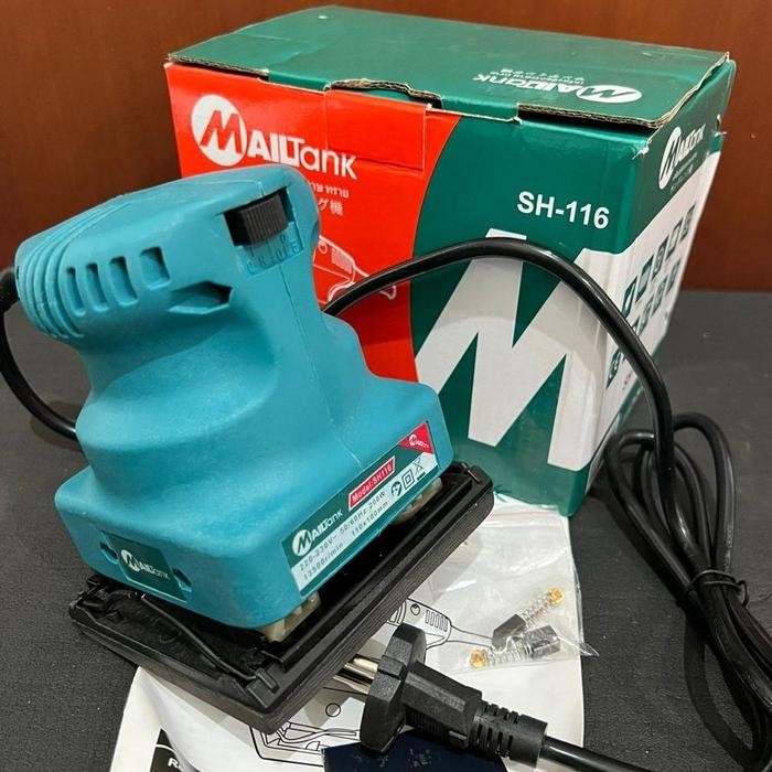 Mailtank Sh116-Elektrik Sander Mesin Amplas Kayu Mesin Amplas Tembok Sh116-Electric Sander Sh-116