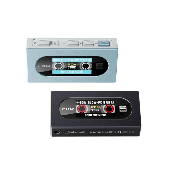 FiiO Jade Audio KA15 KA 15 Portable DAC / AMP Dual DACs + Dual Op-Amps ip Supports Hi-Res