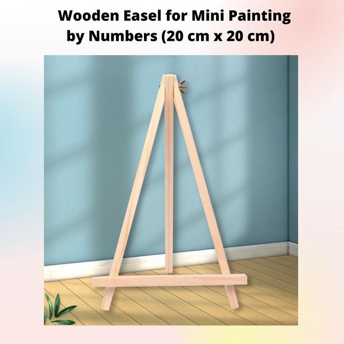 

READY STOK WOODEN EASEL DIY PAINT BY NUMBER READYY