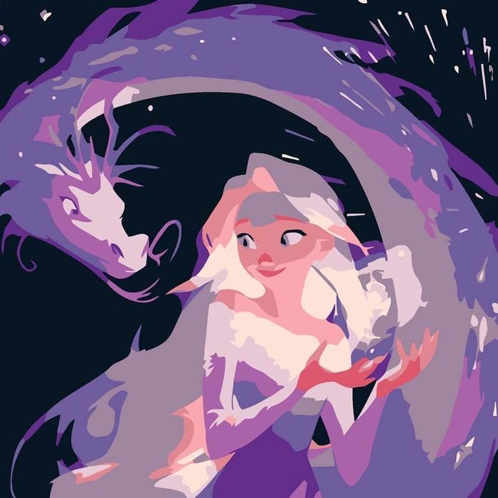 

READY STOK UQ PAKET MELUKIS PAINT BY NUMBERS KIT ANAK KANVAS GAMBAR COLOURING BELAJAR MEWARNAI