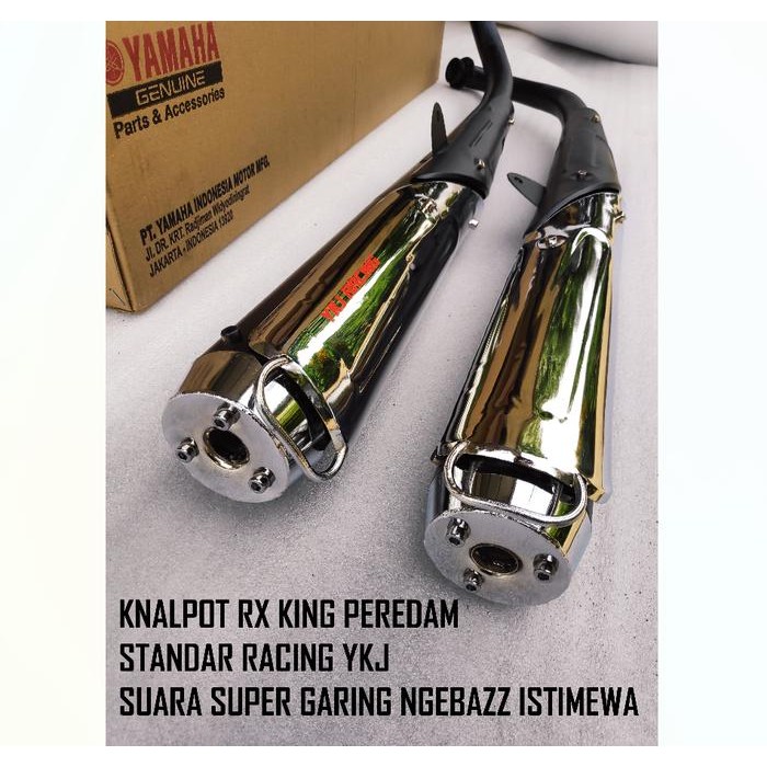 Knalpot Rx King Peredam Type Standar Racing Riset Terbaru Ykj Racing Istimewa - Motorcycle