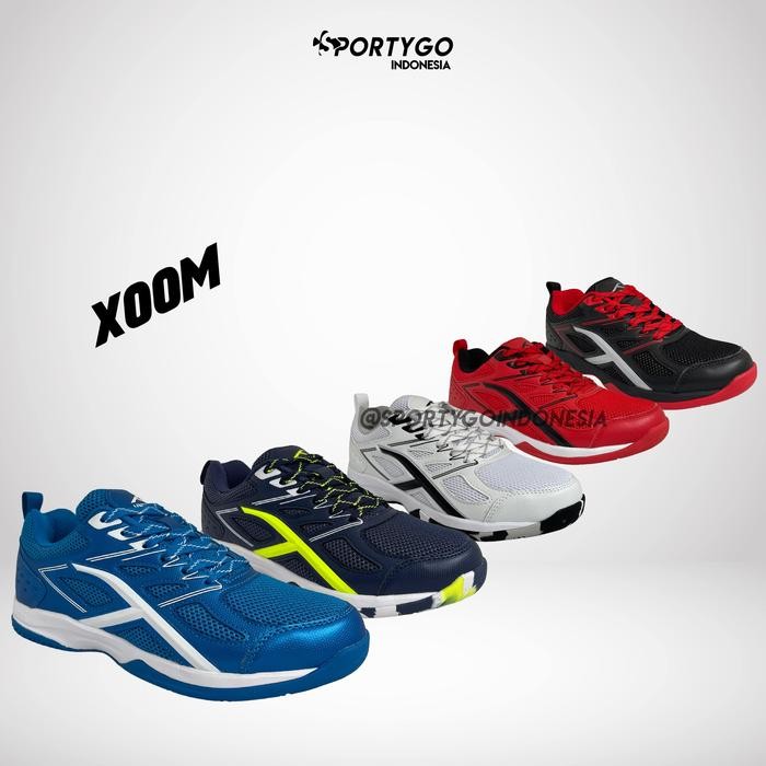 Sepatu Badminton HUNDRED XOOM Original / HNDRD Shoes