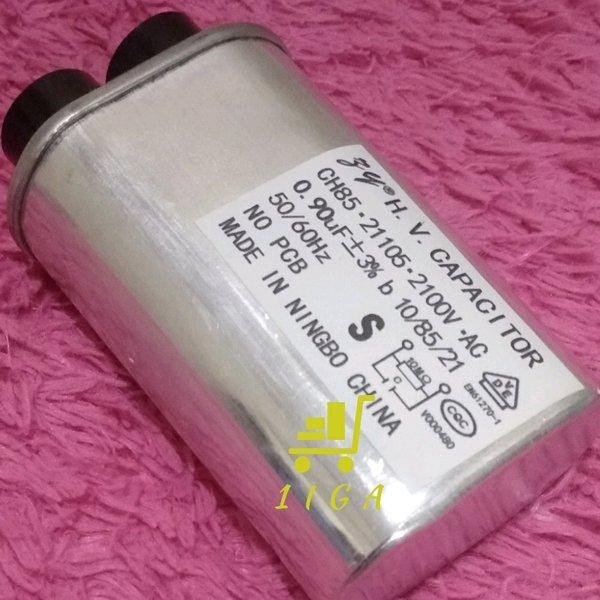 Capasitor Microwave Oven 0.9uF HV Sparepart Kapasitor Mikrowave Baru