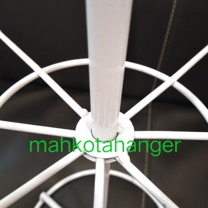 Rak Display putar matahari 2 susun gantungan aksesoris display