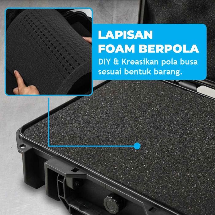Koper Tactical Box Busa Foam Custom Hardcase Waterproof Universal
