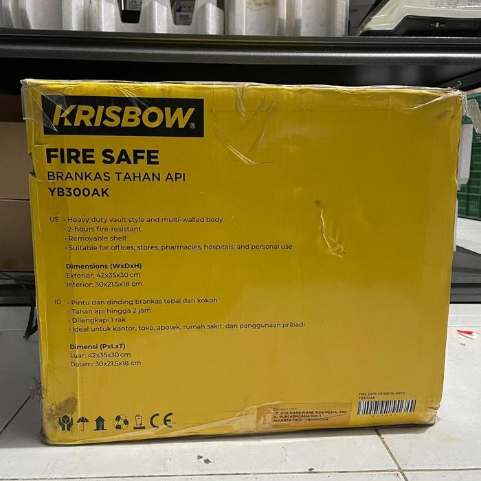Brankas Tahan Api KRISBOW Yb300Ak