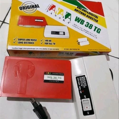 Booster penguat sinyal signal antena TV UHF Tanaka WB 38 TG