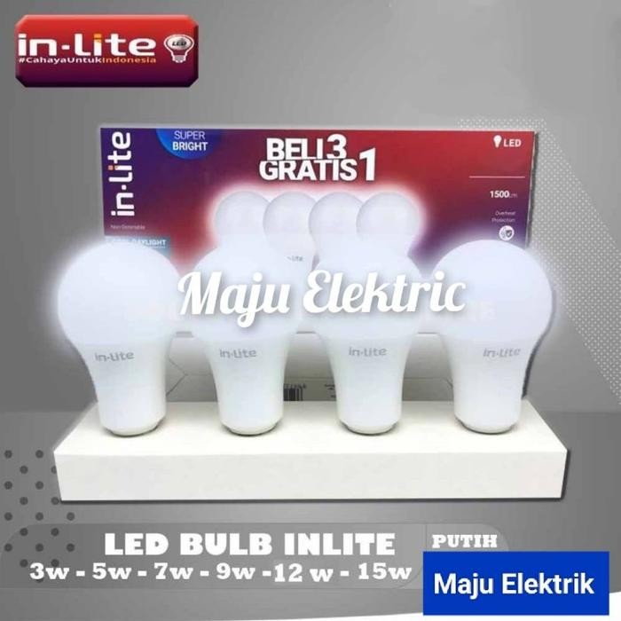 Lampu Inlite / Bolam LED INLITE 5 watt / 7 watt / 9
