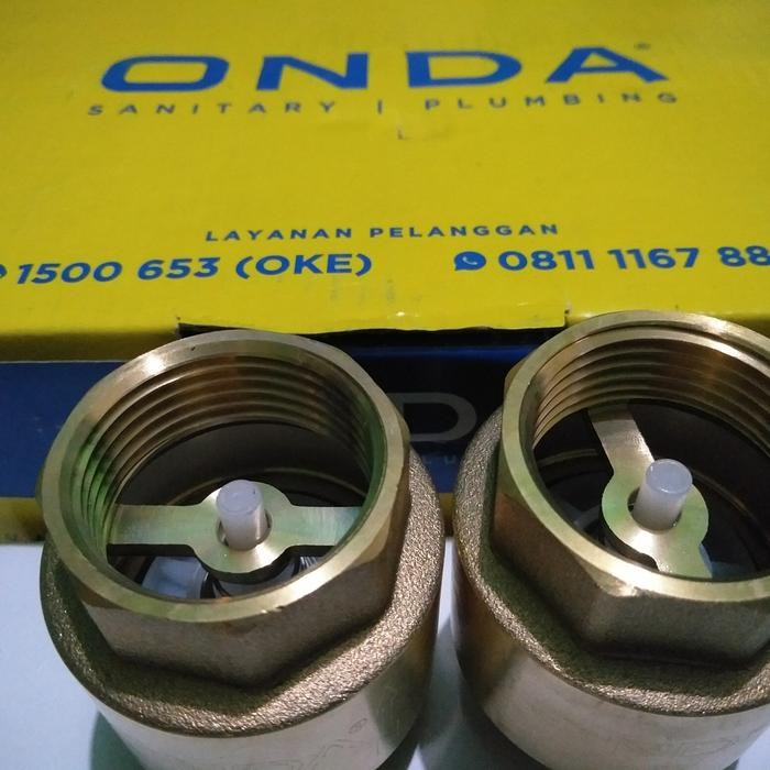 TUSEN KLEP ONDA 1 INCH KUNINGAN