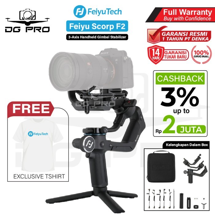 Feiyu Tech Scorp F2 Handheld Gimbal Stabilizer Original - Scrop F 2