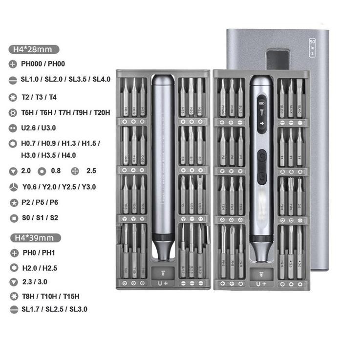 Obeng Set 44 In 1 Magnet Lengkap Pinset Repair Hp Laptop Kacamata