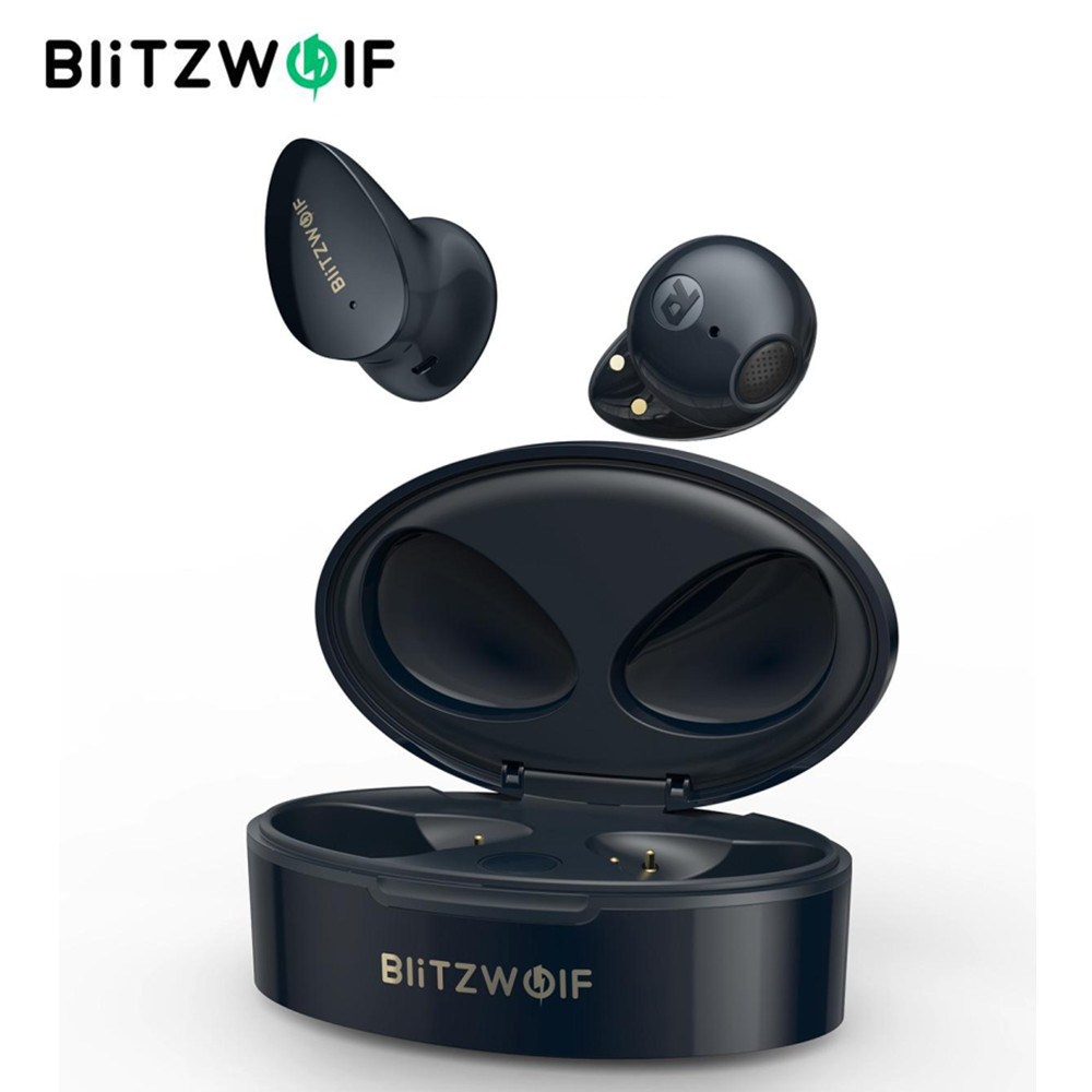 BlitzWolf BW-FPE2 bluetooth Earphone with Microphone, TWS Ture
