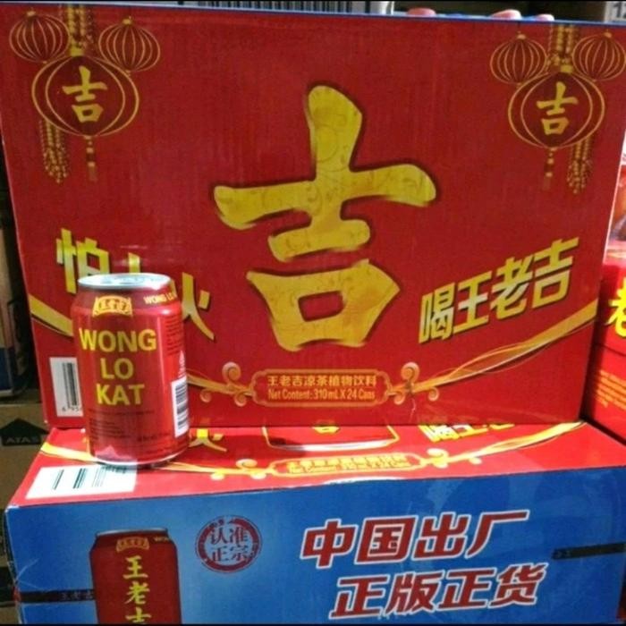 

wong lo kat herbal tea 310ml isi 24kaleng