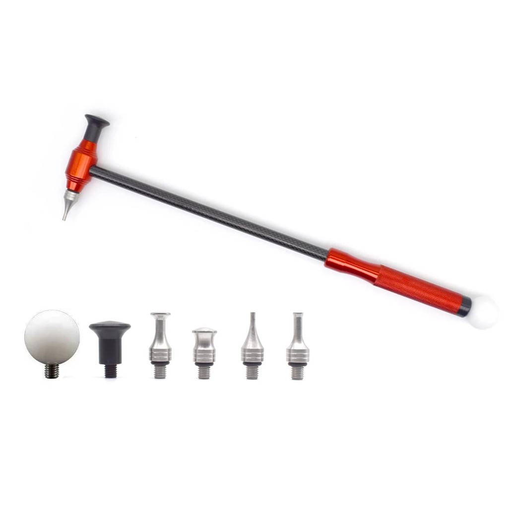 Car Paintless Dent Repair Tools Adjustable Length Carbon Tools Titanium Alloy Car Dent Fiber Car Rep